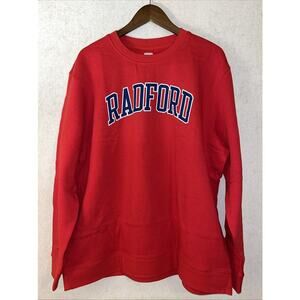 Radford University Red Men’s Crewneck Sweatshirt Size 2XL By Fanatics